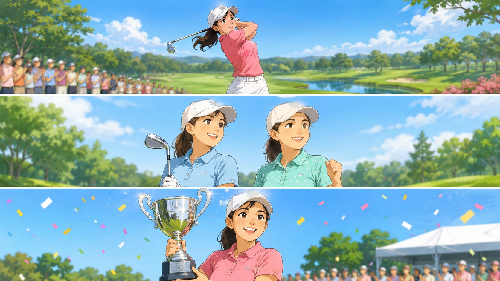 プレーオフで福田萌維が冷静な一打を決めて初優勝を手にしたのイメージ画像