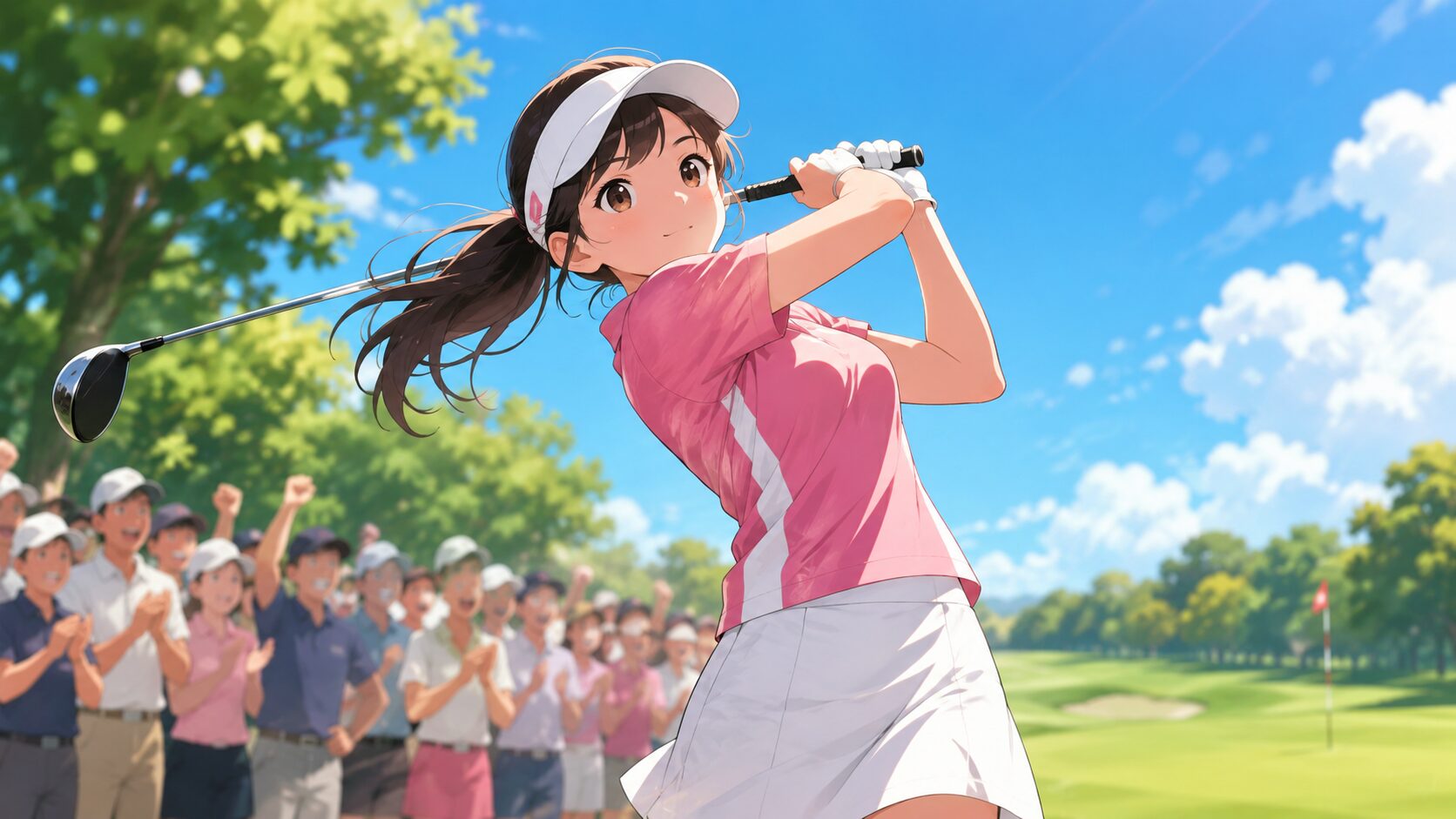 2日目はイナリが9バーディーで主役の座を奪いにきたのイメージ画像