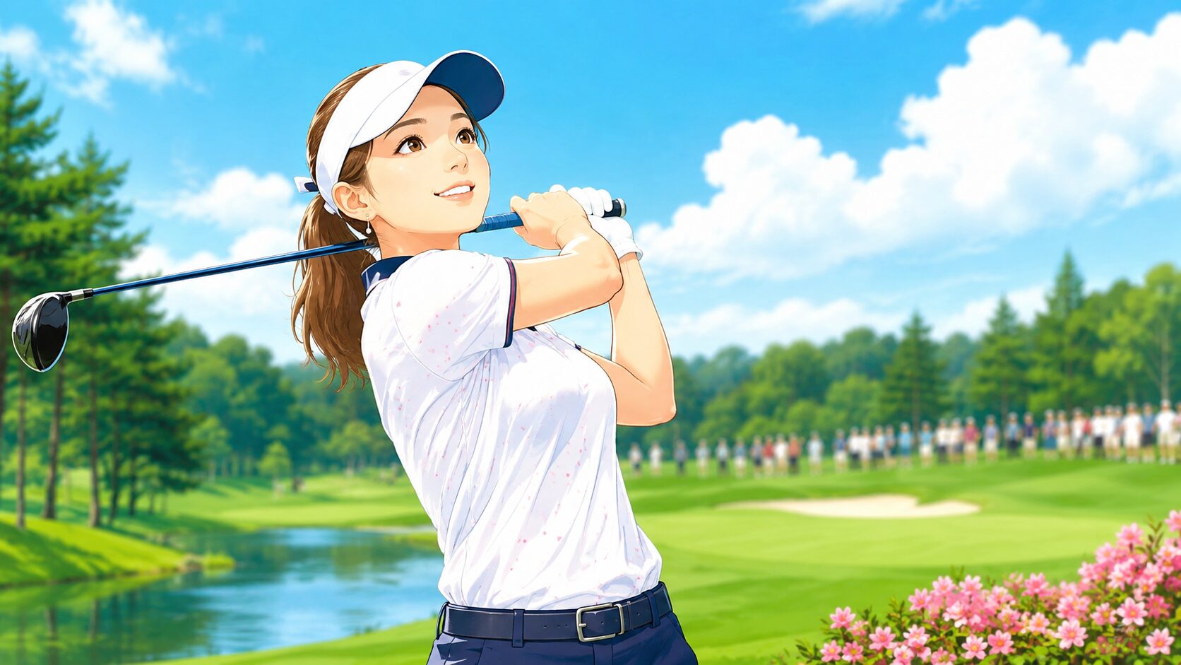 2日目に宅島美香が65をマークして一気に首位へ浮上したのイメージ画像