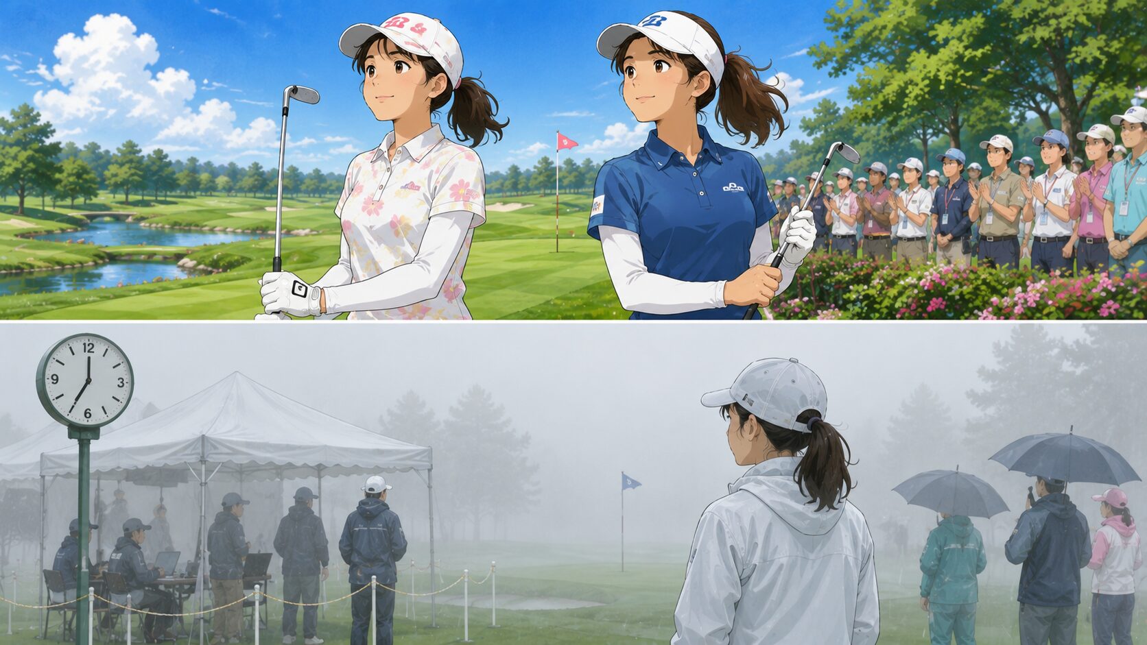 最終日は濃霧でスタートが遅れ一気に緊張感が増したのイメージ画像